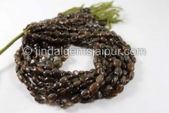 Brwon Andalusite Smooth Oval Beads